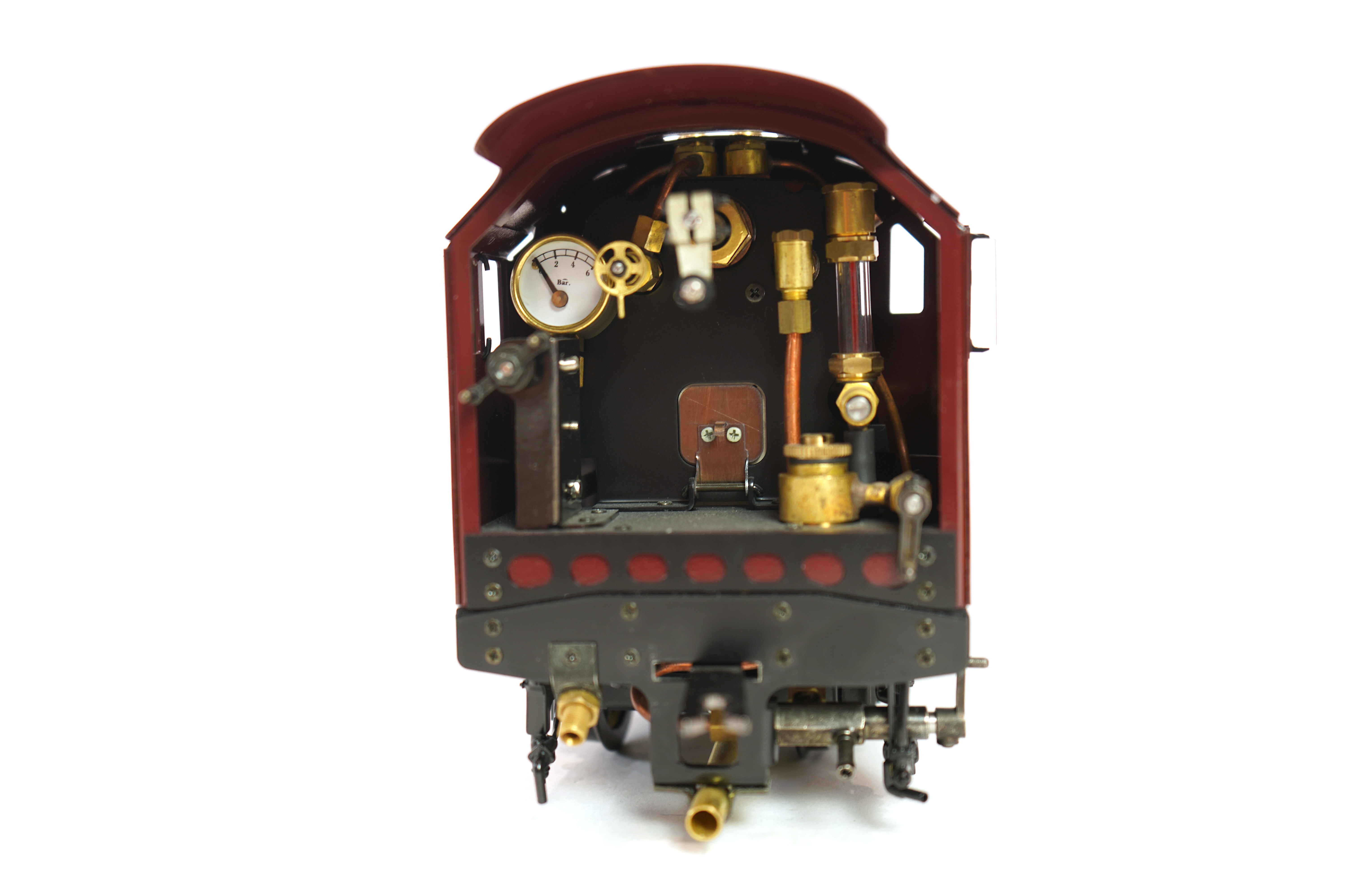 A Gauge One Aster Hobbies live steam LMS Coronation Class, 4-6-2 tender locomotive, Duchess of Sutherland 6233, the factory ‘Built Up’ version, spirit fired working four cylinder motion, with assembly instructions, opera